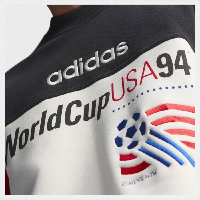 Adidas GR SWT Crew World Cup USA 94 Black/White KC5447