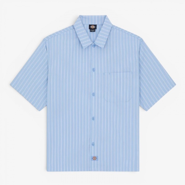Dickies Venedocia Stripe Shirt SS Endless Sky DK0A88GUL39