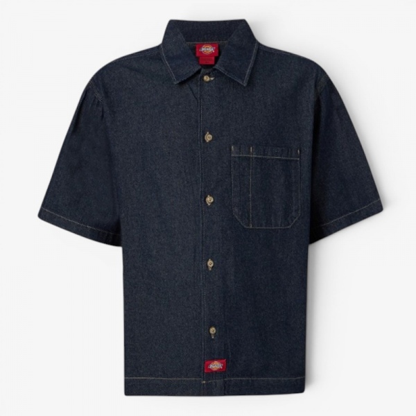 Dickies Denim Shirt SS Rinsed DK0A88PHRIN1