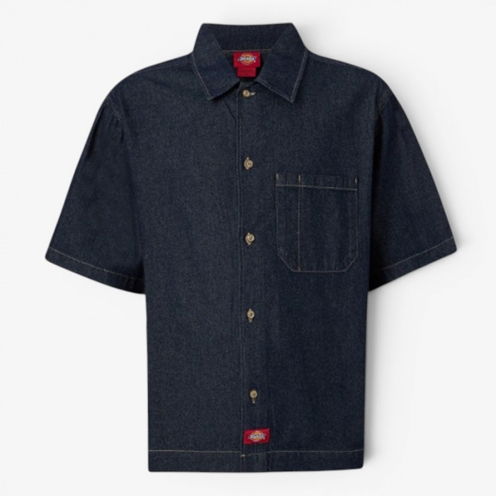 Dickies Denim Shirt SS Rinsed DK0A88PHRIN1