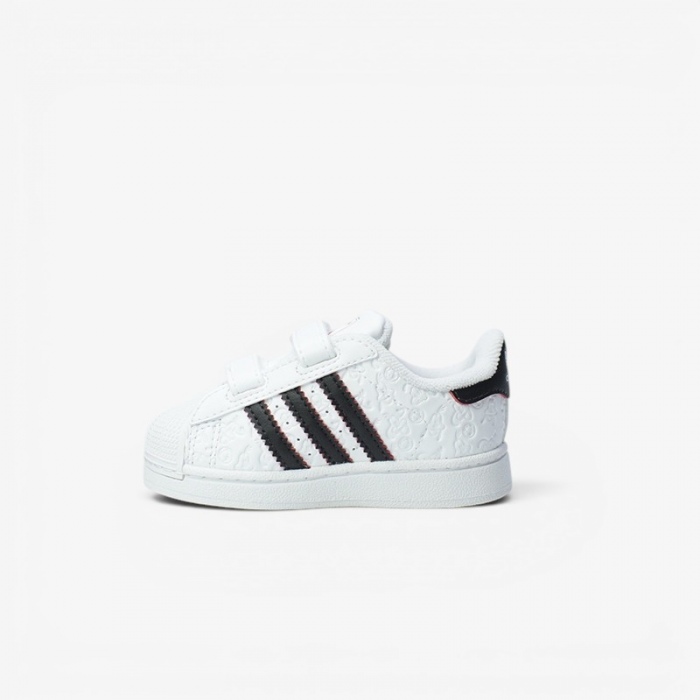 Adidas Superstar II Disney CF I niño FtWhite/CBlack/Red IH1744