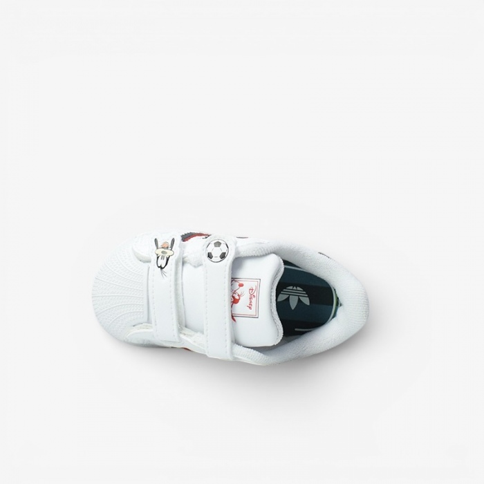 Adidas Superstar II Disney CF I niño FtWhite/CBlack/Red IH1744