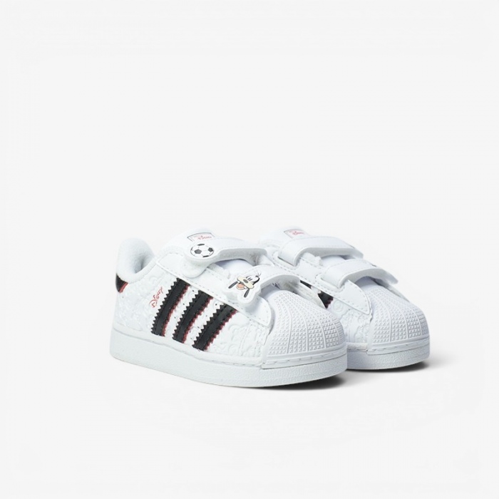 Adidas Superstar II Disney CF I niño FtWhite/CBlack/Red IH1744