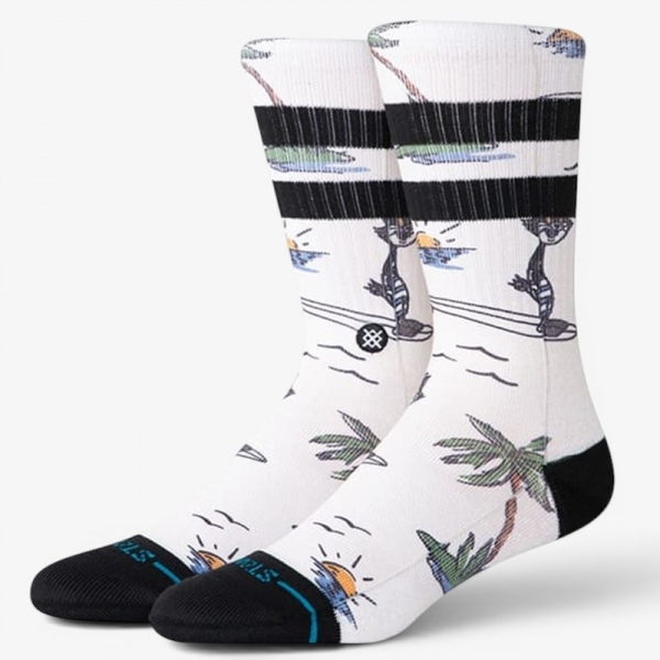 Calcetines Stance Kool Katz Surf Crew Canvas A556A25KOO-CVS