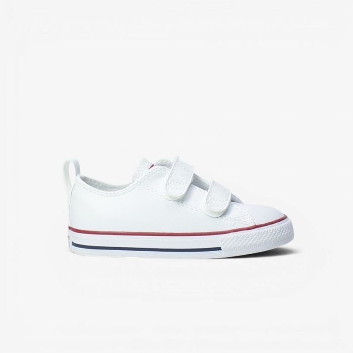 Zapatillas de niño Converse Chuck Taylor All Star 2V Leather White 748653C