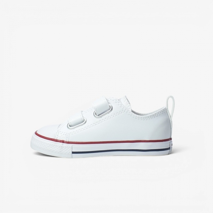 Zapatillas de niño Converse Chuck Taylor All Star 2V Leather White 748653C