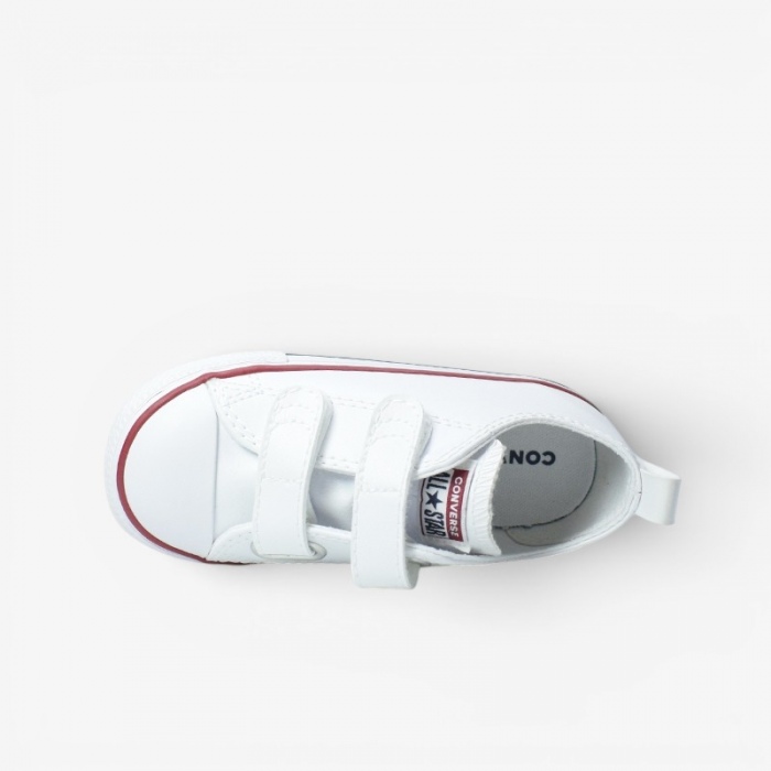 Zapatillas de niño Converse Chuck Taylor All Star 2V Leather White 748653C