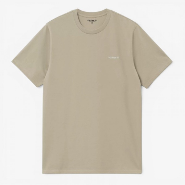 Camiseta Carhartt Wip S/S Script Embroidery T-Shirt Barchan/White I030435