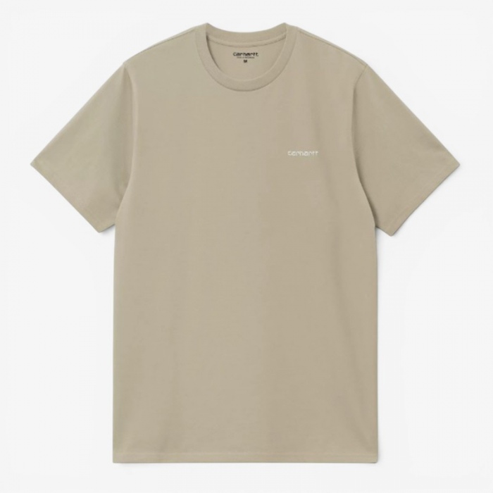 Camiseta Carhartt Wip S/S Script Embroidery T-Shirt Barchan/White I030435