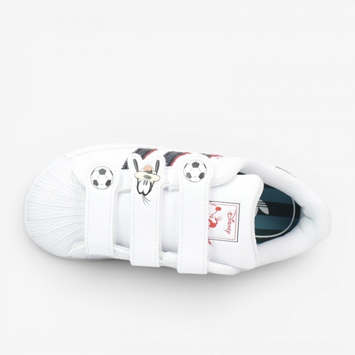 Adidas Superstar II Disney CF C niño FtWhite/CBlack/Red IH4635