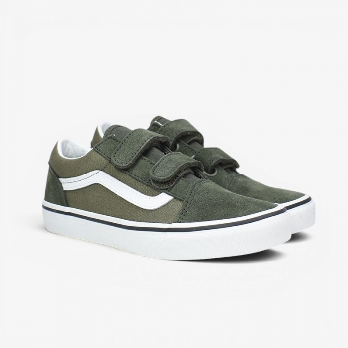 Vans Old Skool V 2 Tone Obsidian Fern VN000CYAFRN1