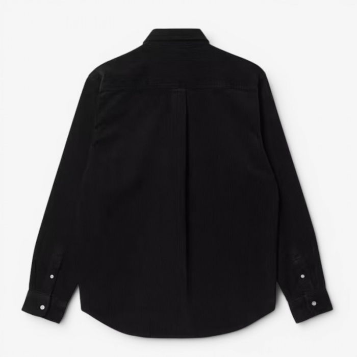 Camisa Carhartt Wip L/S Madison Fine Cord Shirt Black/Wax I030580