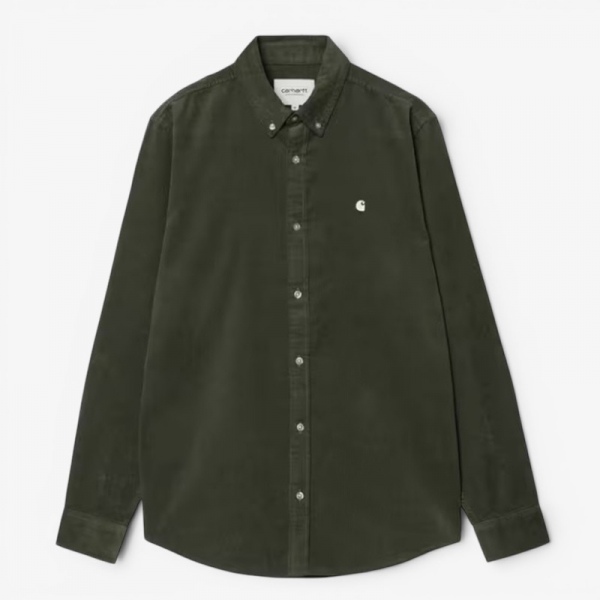 Camisa Carhartt Wip L/S Madison Fine Cord Shirt Opuntia/Wax I030580
