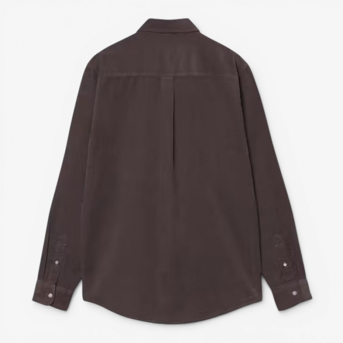 Carhartt Wip L/S Madison Fine Cord Shirt Shale/Wax I030580