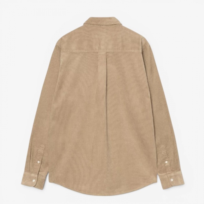 Camisa Carhartt Wip L/S Madison Fine Cord Shirt Iroko/Wax I030580