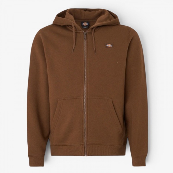 Dickies Oakport Zip Hoodie Brown DK0A4XD30TB1