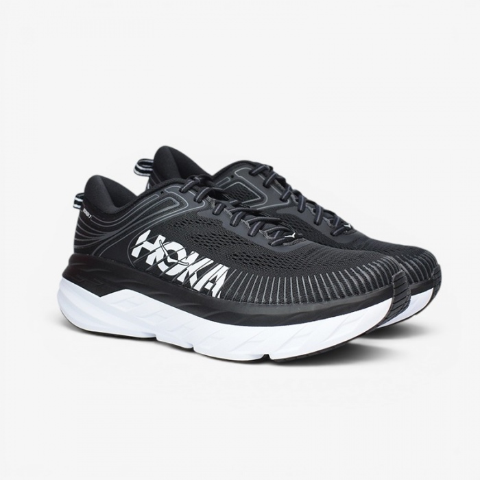 Zapatillas Hoka M Bondi 7 Black / White 1123202/BWHT