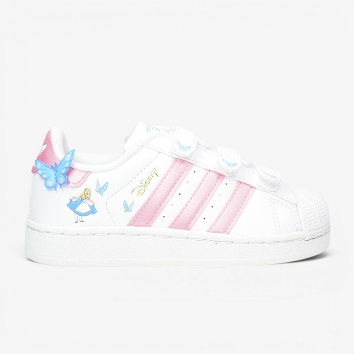 Zapatillas Adidas Superstar II Disney CF C niño FtWhite/LtPink/Luaq IH1735