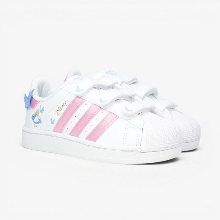 Zapatillas Adidas Superstar II Disney CF C niño FtWhite/LtPink/Luaq IH1735