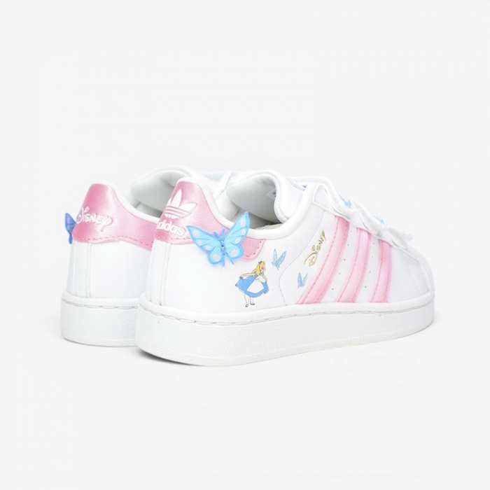 Zapatillas Adidas Superstar II Disney CF C niño FtWhite/LtPink/Luaq IH1735