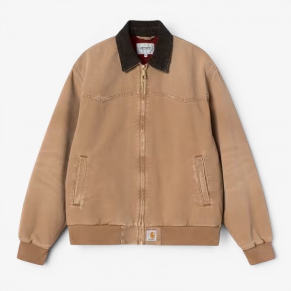 Chaqueta Carhartt Wip OG Santa Fe Jacket Hamilton Brown/Tobacco Grind wash I036240