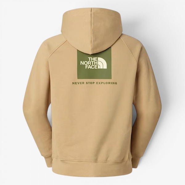 Sudadera The North Face M Raglan box NSE RG Hoodie Khaki Stone NF0A89F9LK5