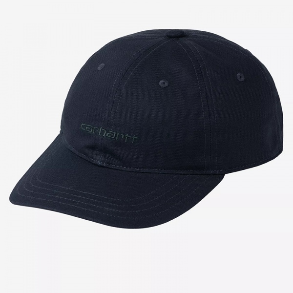 Carhartt Wip Canvas Script Cap Dark Navy/Dark Scarab I028876