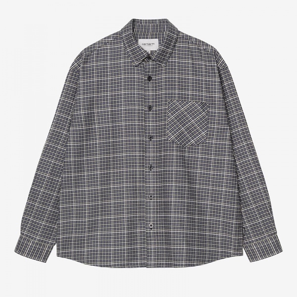 Camisa Carhartt Wip L/S Todrick Shirt Houndstooth/Icesheet I037134