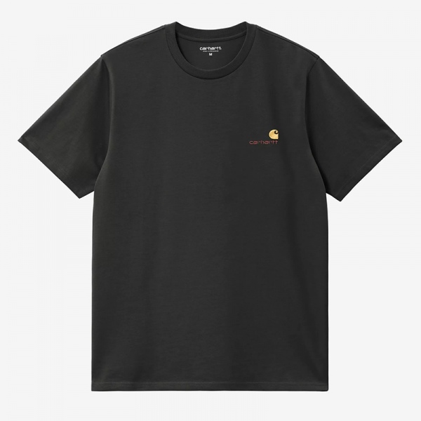 Carhartt Wip S/S American Script T-Shirt Raven I029956