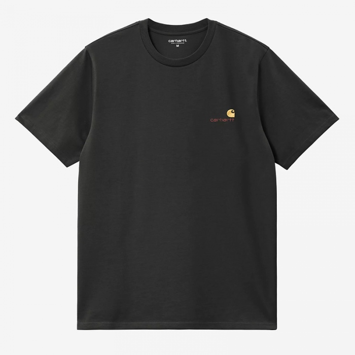 Carhartt Wip S/S American Script T-Shirt Raven I029956