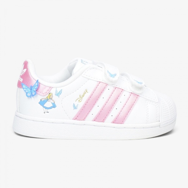 Zapatillas Adidas Superstar II CF I (Bebé) Cloud White/Light Pink/Lucid Aquamarine IH1743
