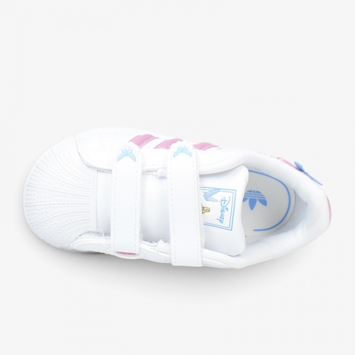 Zapatillas Adidas Superstar II CF I (Bebé) Cloud White/Light Pink/Lucid Aquamarine IH1743