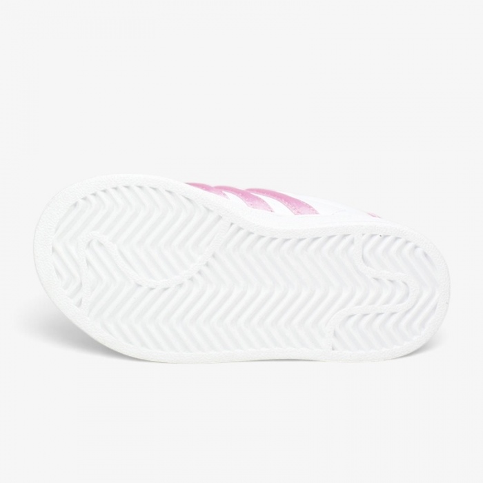 Zapatillas Adidas Superstar II CF I (Bebé) Cloud White/Light Pink/Lucid Aquamarine IH1743