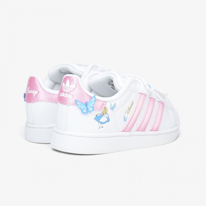 Zapatillas Adidas Superstar II CF I (Bebé) Cloud White/Light Pink/Lucid Aquamarine IH1743