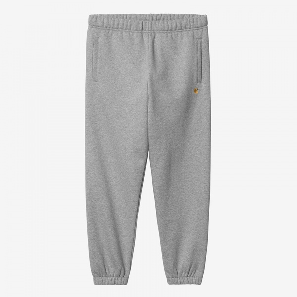 Carhartt Wip Chase Sweat Pant Grey Heather/Gold I0374588