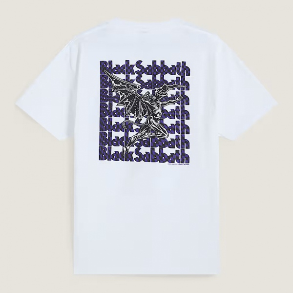 Vans Black Sabbath SS Tee White VN00134YWHT1