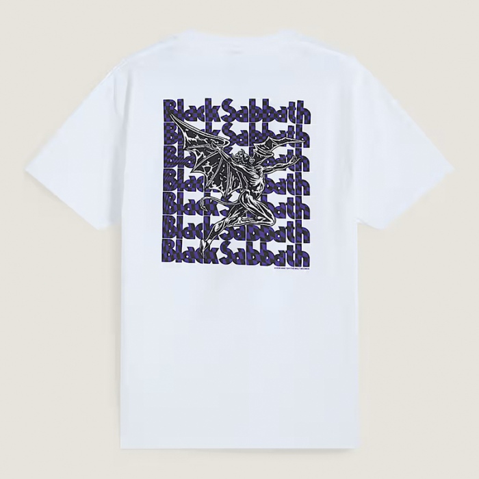 Vans Black Sabbath SS Tee White VN00134YWHT1