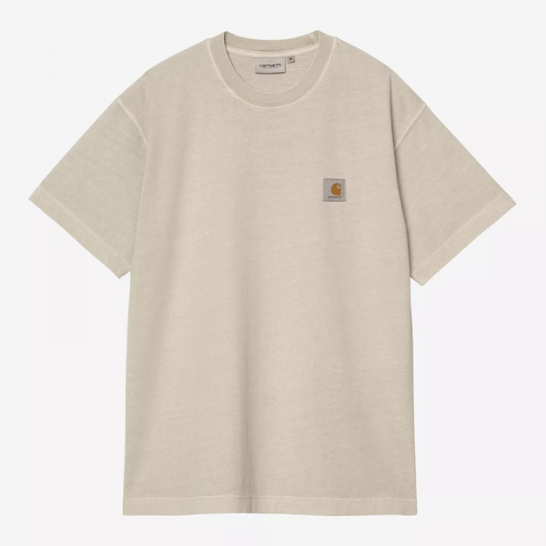Carhartt Wip S/S Vista T-Shirt Fleur de Sel garment dyed I030780