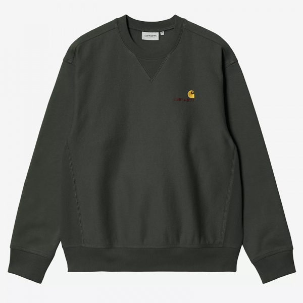 Sudadera Carhartt Wip American Script Sweat Raven I025475