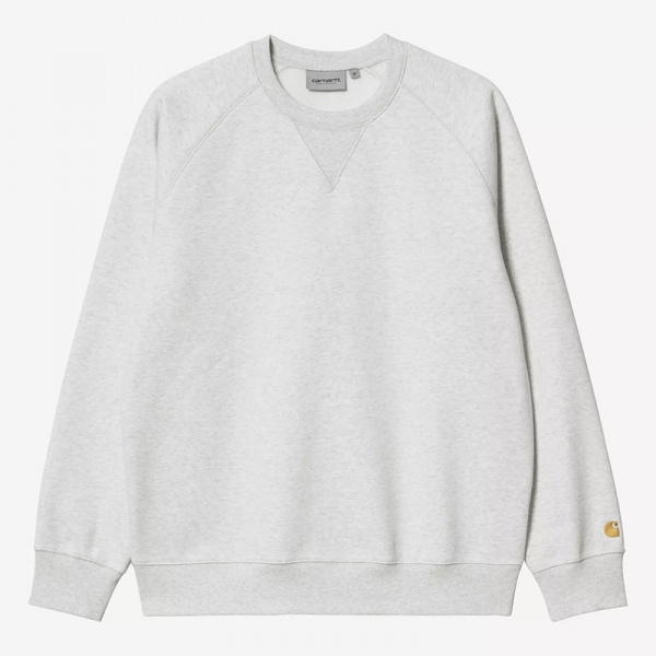 Carhartt Wip Chase Sweat Ash Heather/Gold I033660