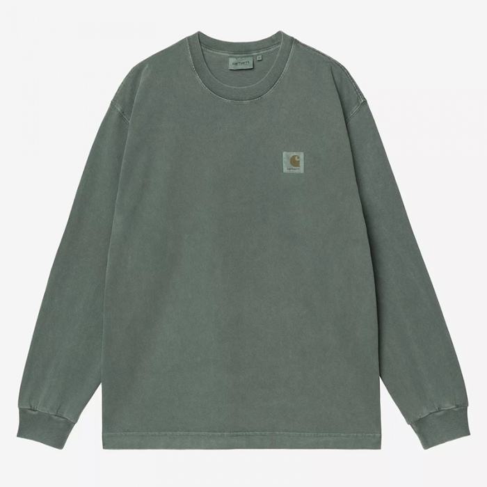 Carhartt Wip L/S Vista T-Shirt Dark Scarab garment dyed I030779