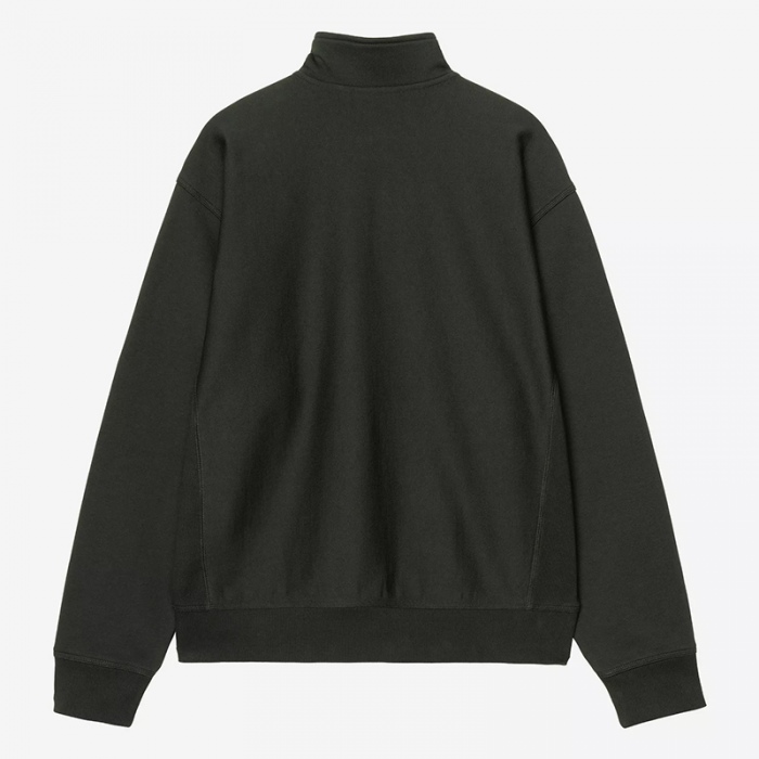 Carhartt Wip Half Zip American Script Sweat Raven I027014